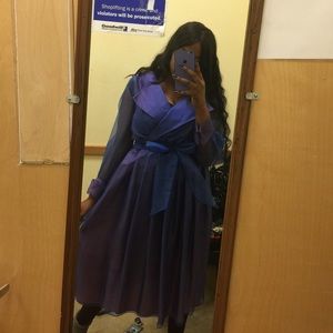 Beautiful Iredescent Purple/Blue Vintage dress